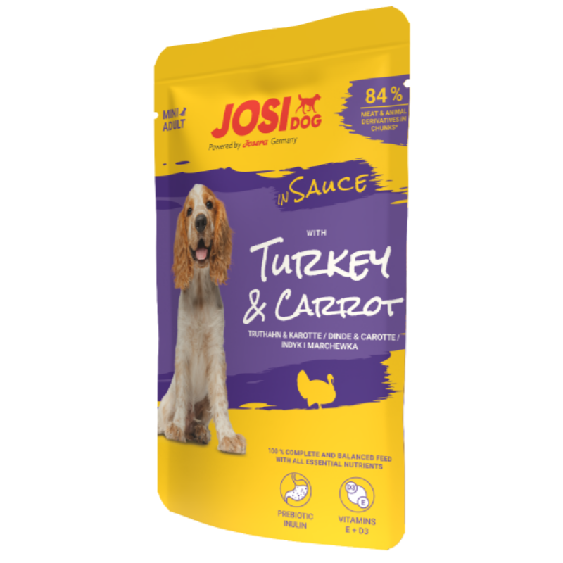 Josera JosiDog Mini Turkey & Carrot in Sauce 100 g