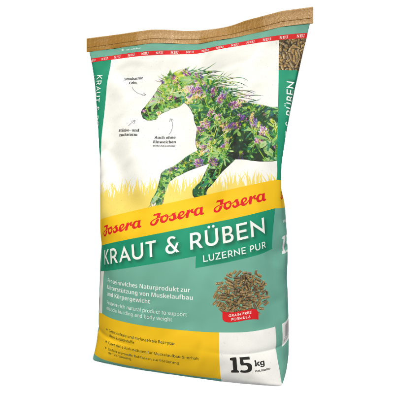 Josera Pferd Kraut & Rüben Luzerne Pur