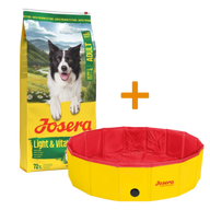 Josera Light & Vital 12,5 kg + GRATIS Josera Hundepool