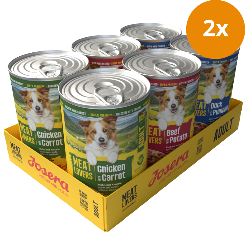 Josera Meat Lovers Adult Menu Multipack 6 x 400 g