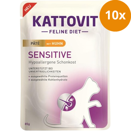 Kattovit PB Feline Diet Sensitive Paté mit Huhn 85 g