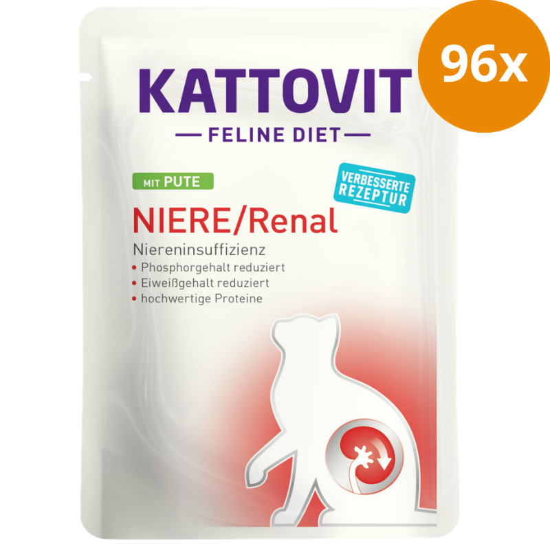 Kattovit PB Feline Diet Niere/Renal Pute 85g