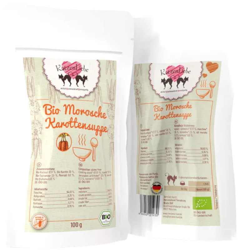 Katzenliebe Bio-Morosche KarottenSuppe PB 100 g