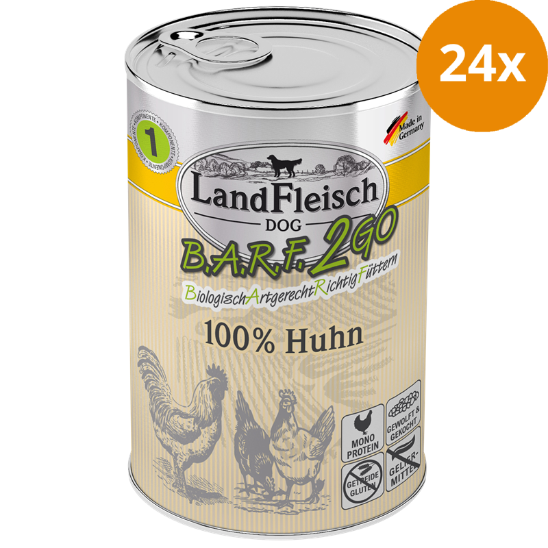 LandFleisch B.A.R.F.2GO Huhn 400 g