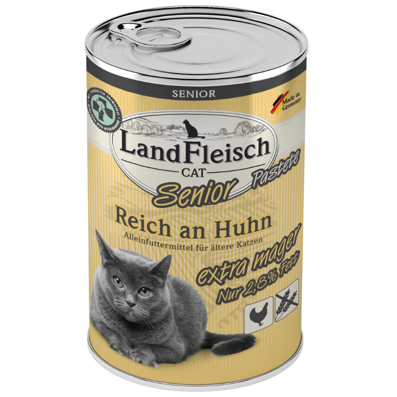LandFleisch Cat Senior Huhn extra mager 400 g