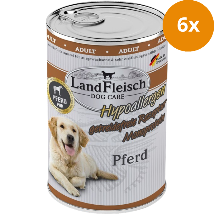 LandFleisch Dog Care Hypoallergen Pferd 400 g