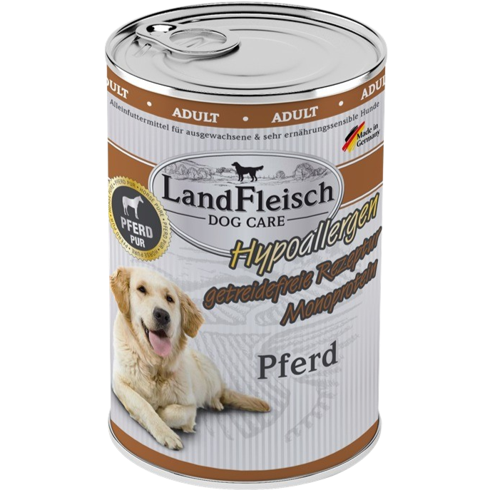 LandFleisch Dog Care Hypoallergen Pferd 400 g