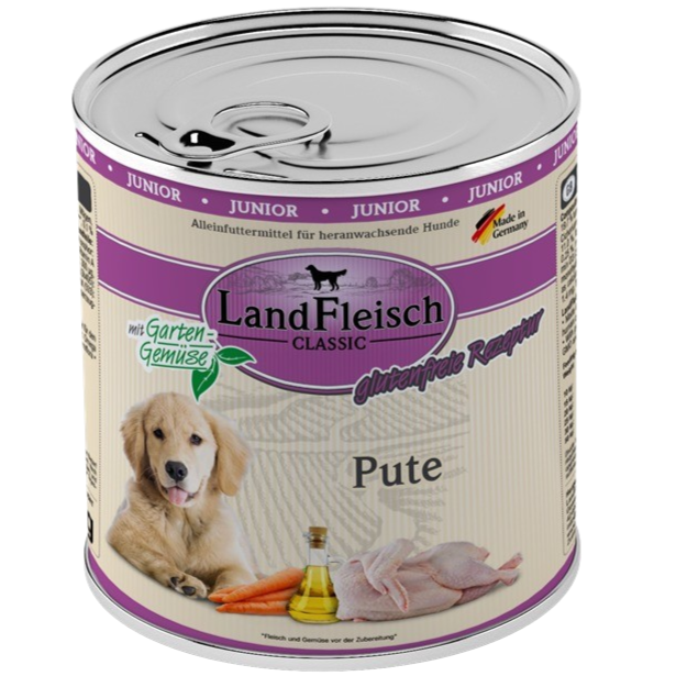 LandFleisch Dog Classic Junior Pute 800 g
