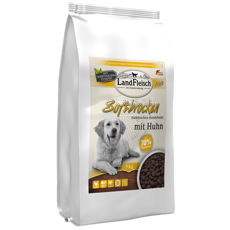 LandFleisch Softbrocken mit Huhn