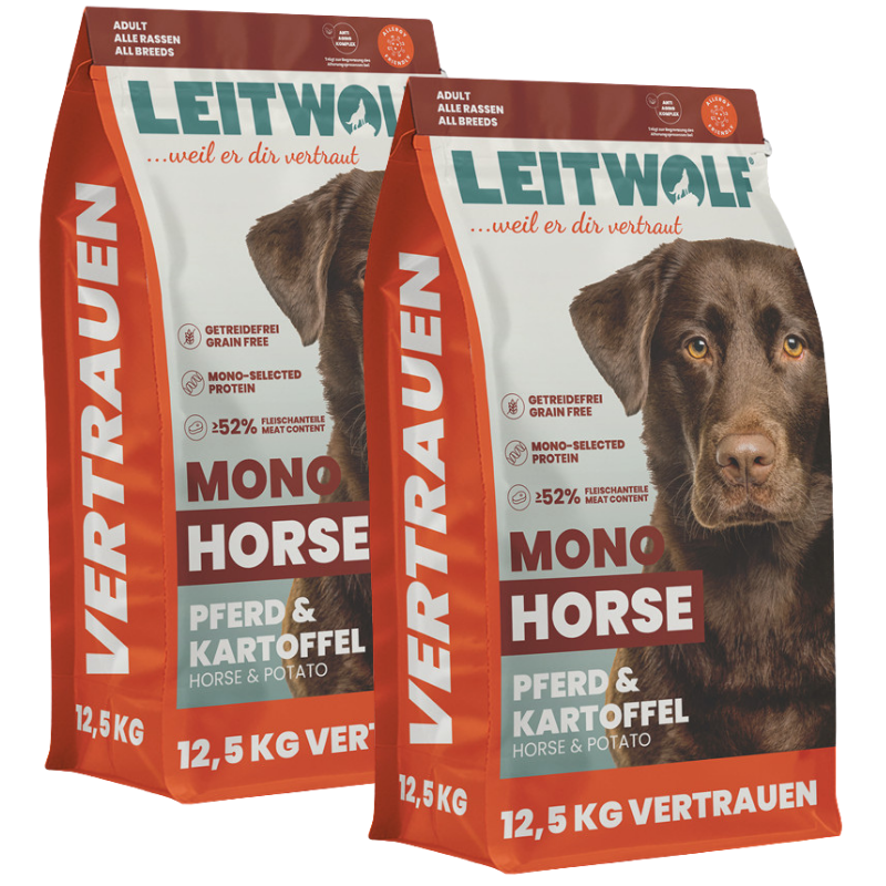 Leitwolf Mono Adult Pferd & Kartoffel