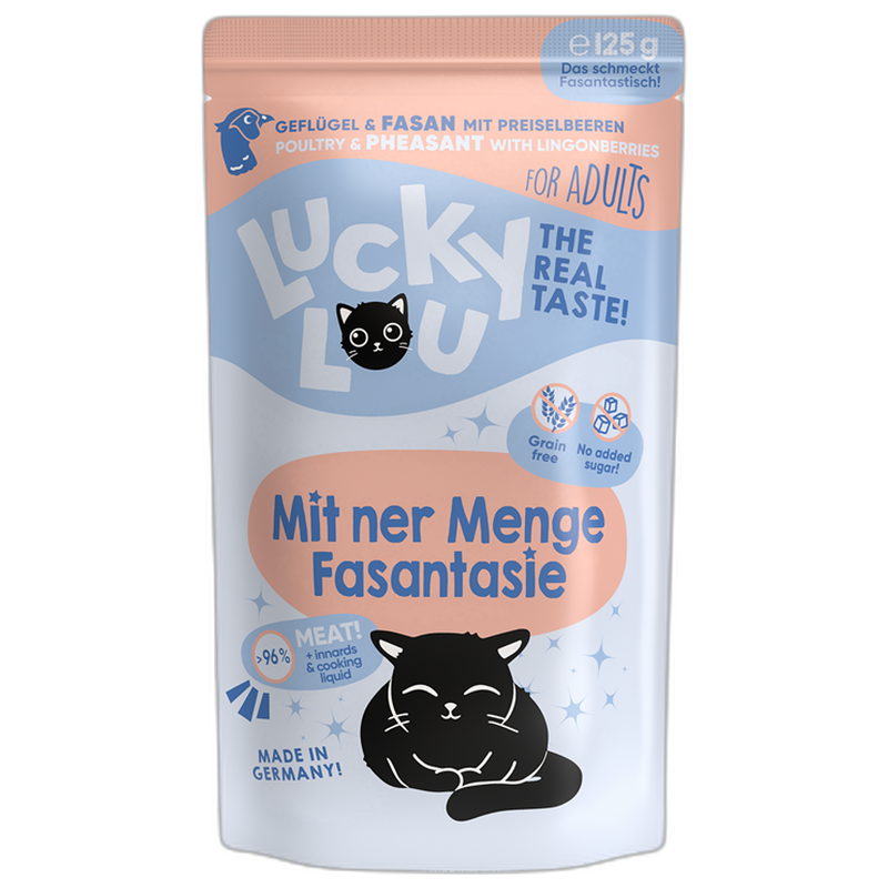Lucky Lou PB Lifestage Adult Geflügel + Fasan 125 g