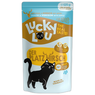 Lucky Lou PB Lifestage Adult Geflügel + Hirsch 125 g
