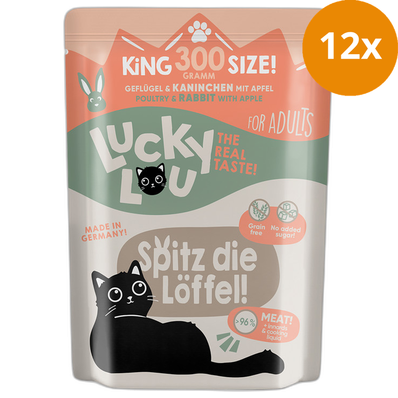 Lucky Lou PB Lifestage Adult Geflügel + Kaninchen 300 g