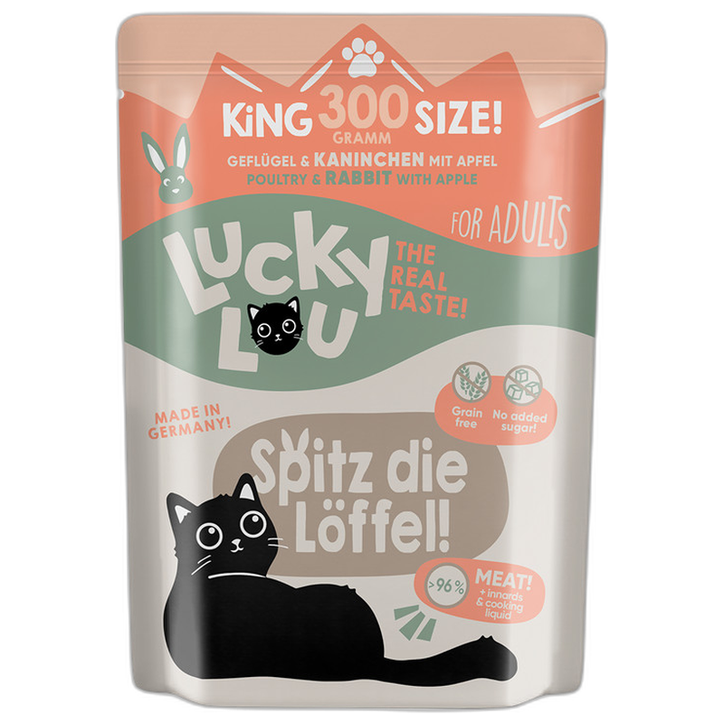 Lucky Lou PB Lifestage Adult Geflügel + Kaninchen 300 g