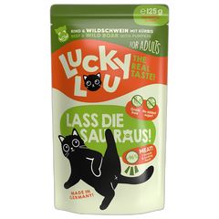 Lucky Lou PB Lifestage Adult Rind + Wildschwein 125 g