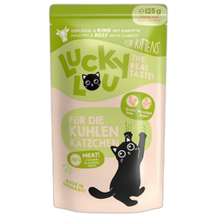 Lucky Lou PB Lifestage Kitten Geflügel + Rind 125 g