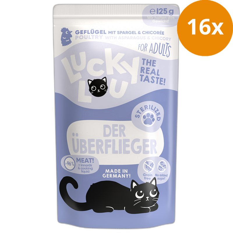Lucky Lou PB Lifestage Sterilized Geflügel 125 g