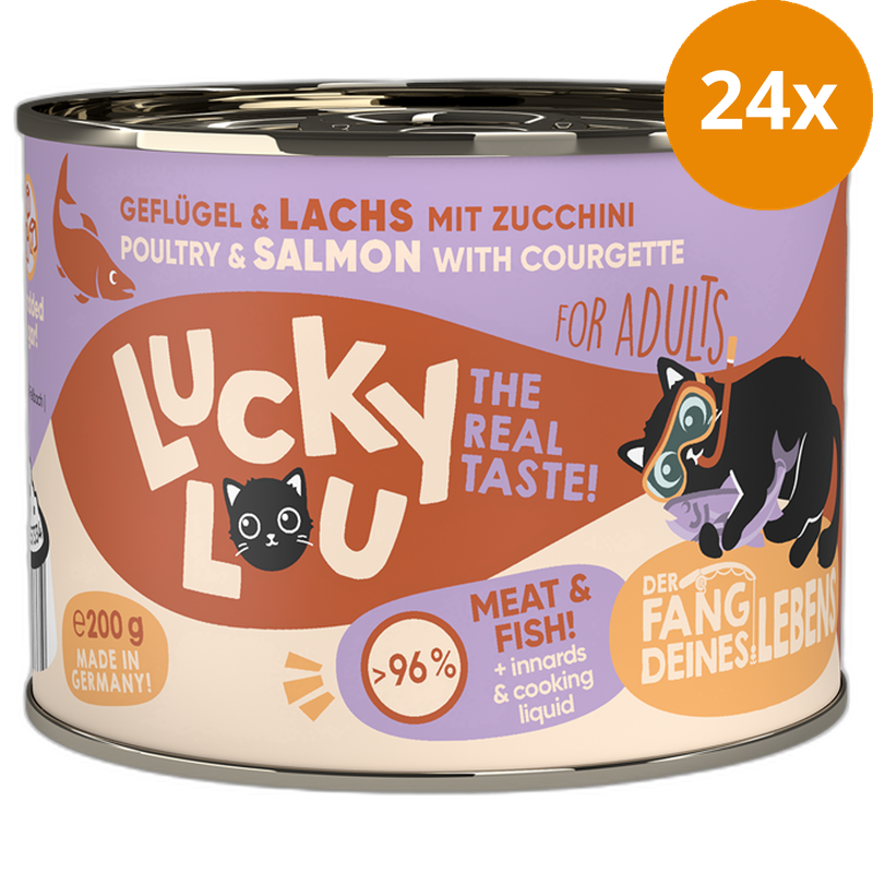 Lucky Lou Lifestage Adult Geflügel & Lachs 200 g