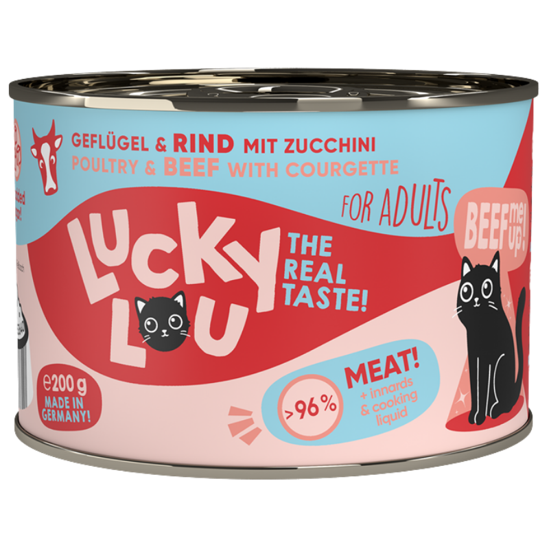 Lucky Lou Dose Lifestage Adult Geflügel + Rind 200 g
