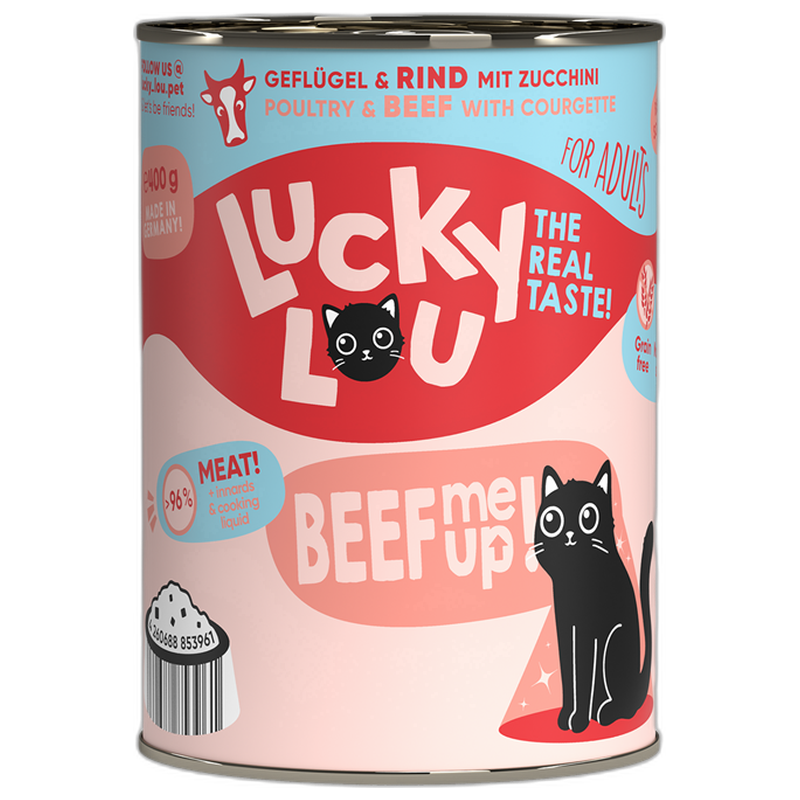 Lucky Lou Dose Lifestage Adult Geflügel + Rind 400 g