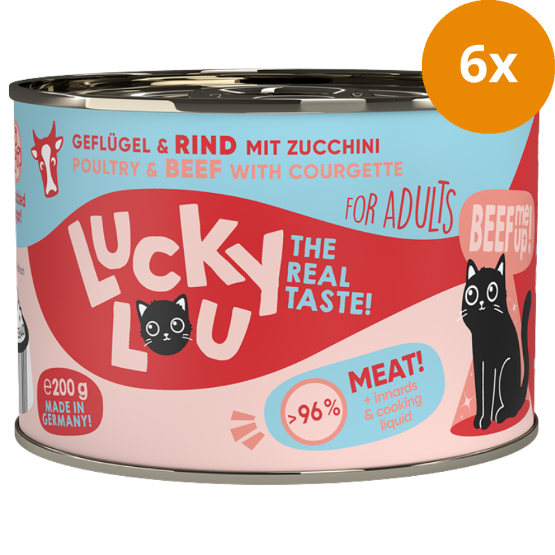 Lucky Lou Dose Lifestage Adult Geflügel + Rind 200 g