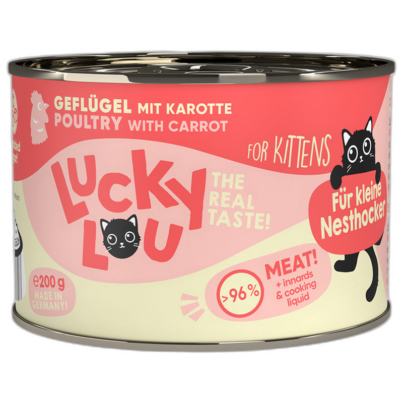 Lucky Lou Dose Lifestage Kitten Geflügel 200 g
