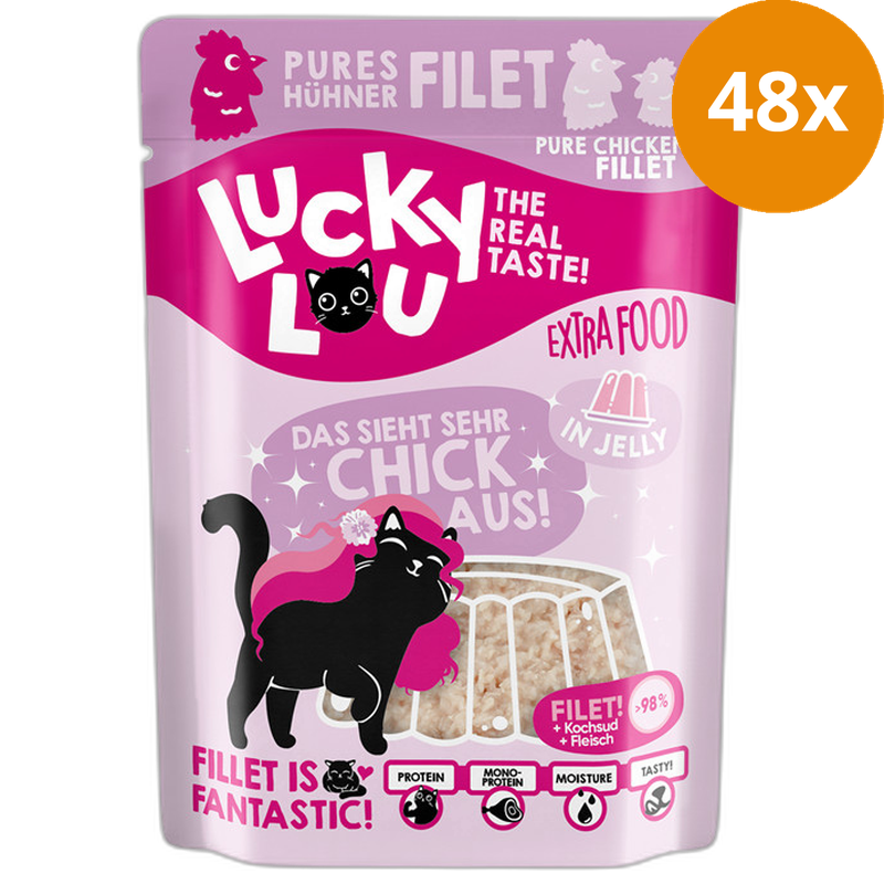 Lucky Lou Extra Food Hühnerfilet in Gelee 70 g
