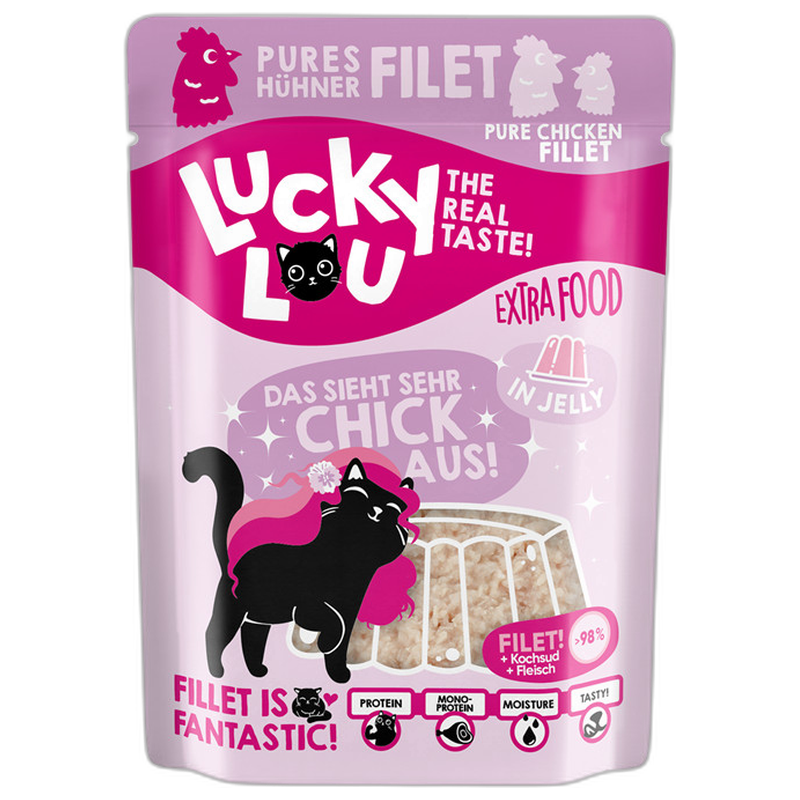 Lucky Lou Extra Food Hühnerfilet in Gelee 70 g
