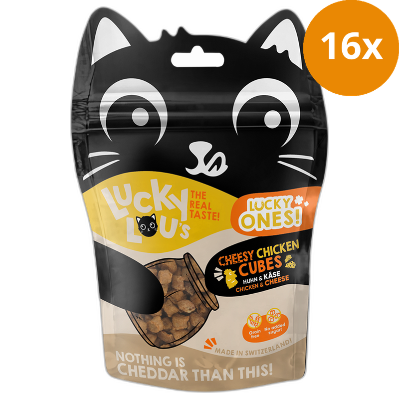 Lucky Lou Lucky Ones Cubes Käse & Huhn 80 g