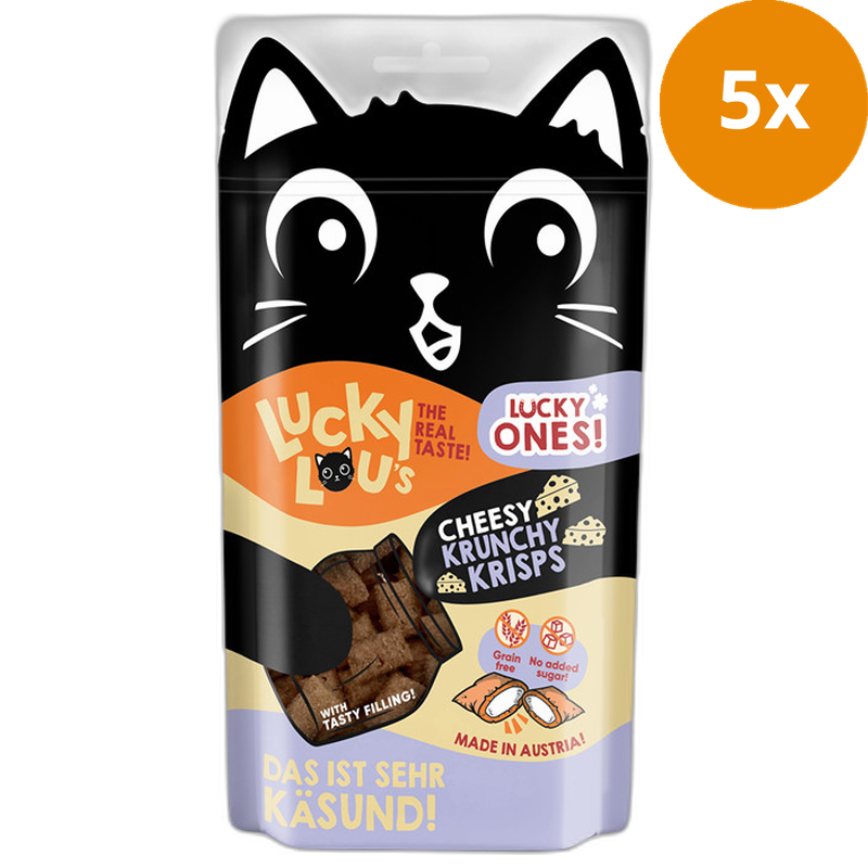 Lucky Lou Krunchy Krisps Käse 60 g