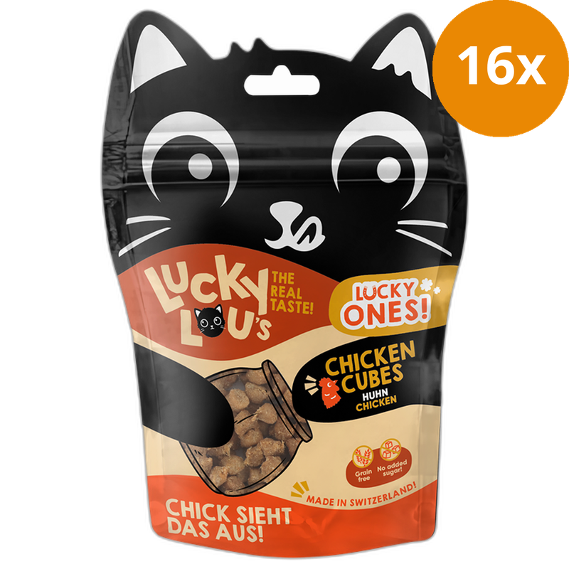 Lucky Lou Lucky Ones Cubes Huhn 80 g