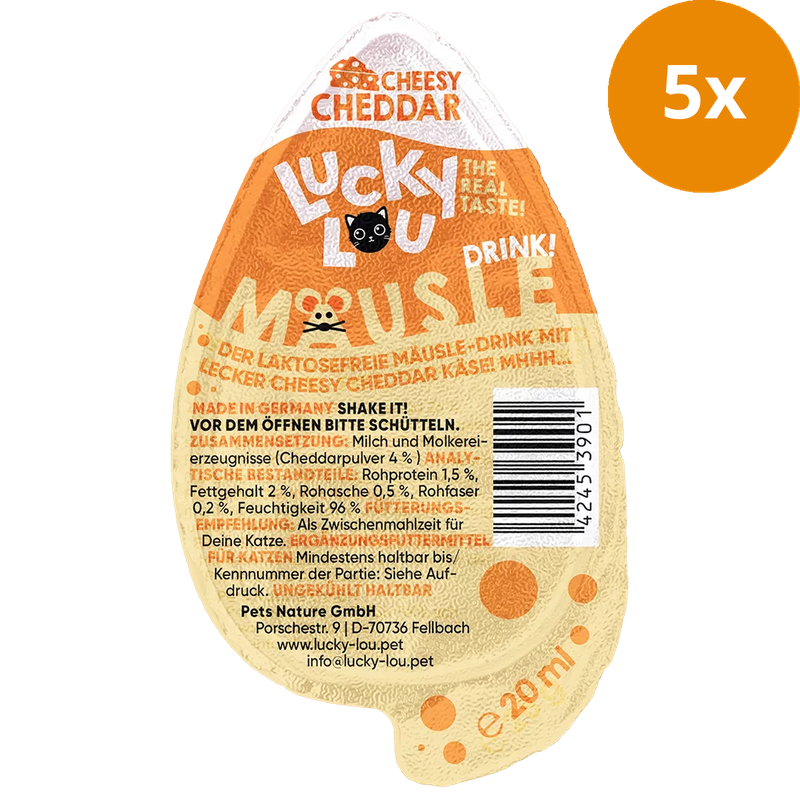 Lucky Lou Drink-Snack Mäusle Cheddar
