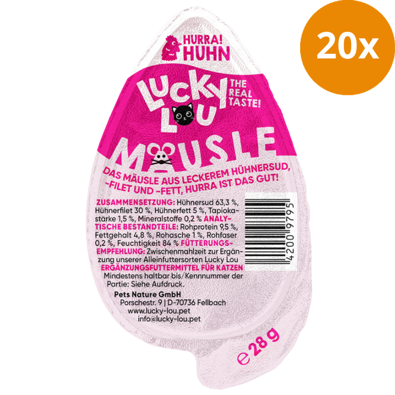 Lucky Lou Mäusle Huhn 28 g