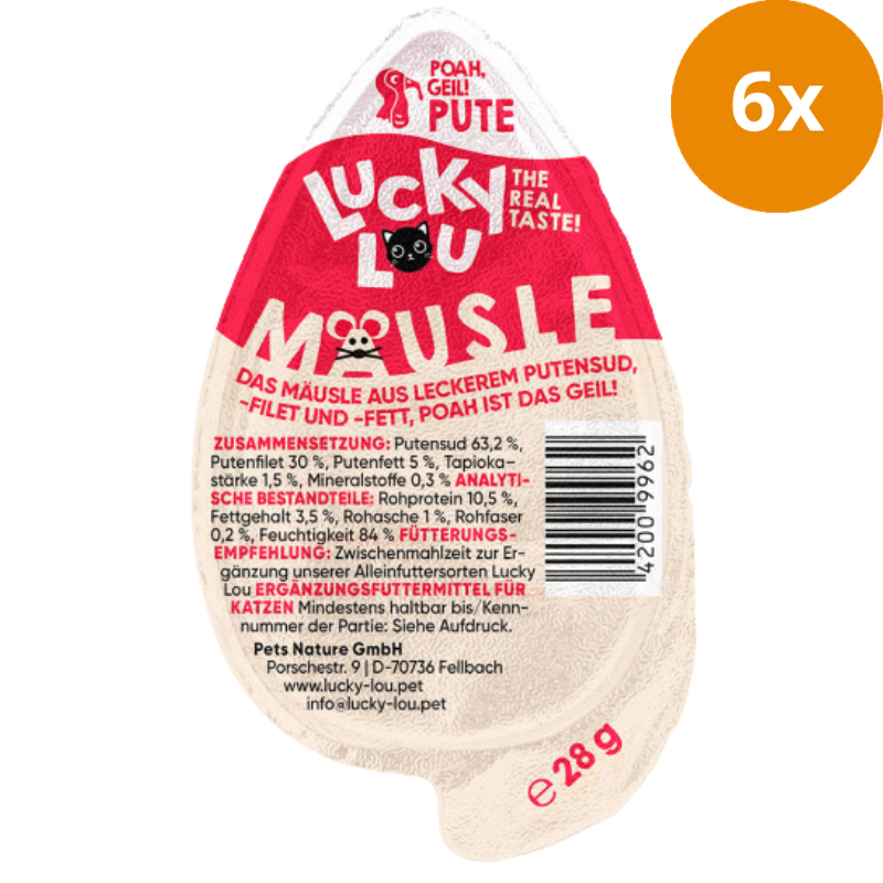 Lucky Lou Snack Mäusle Pute 28 g