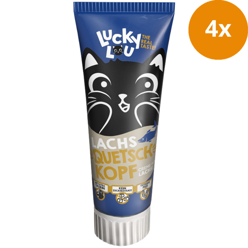 Lucky Lou Quetschkopf Adult Lachs 75 g