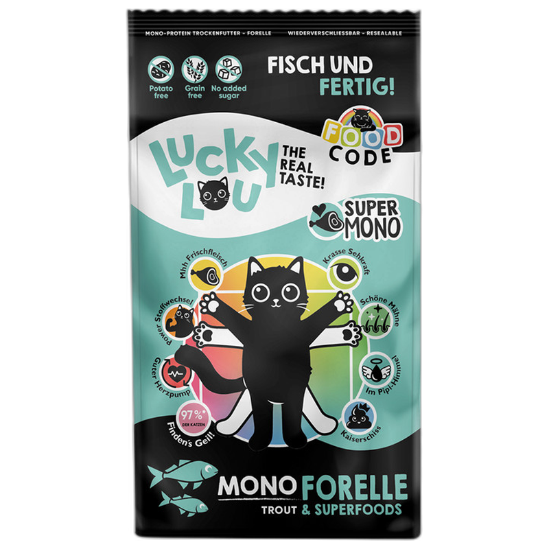 Lucky Lou Food Code Mono Forelle