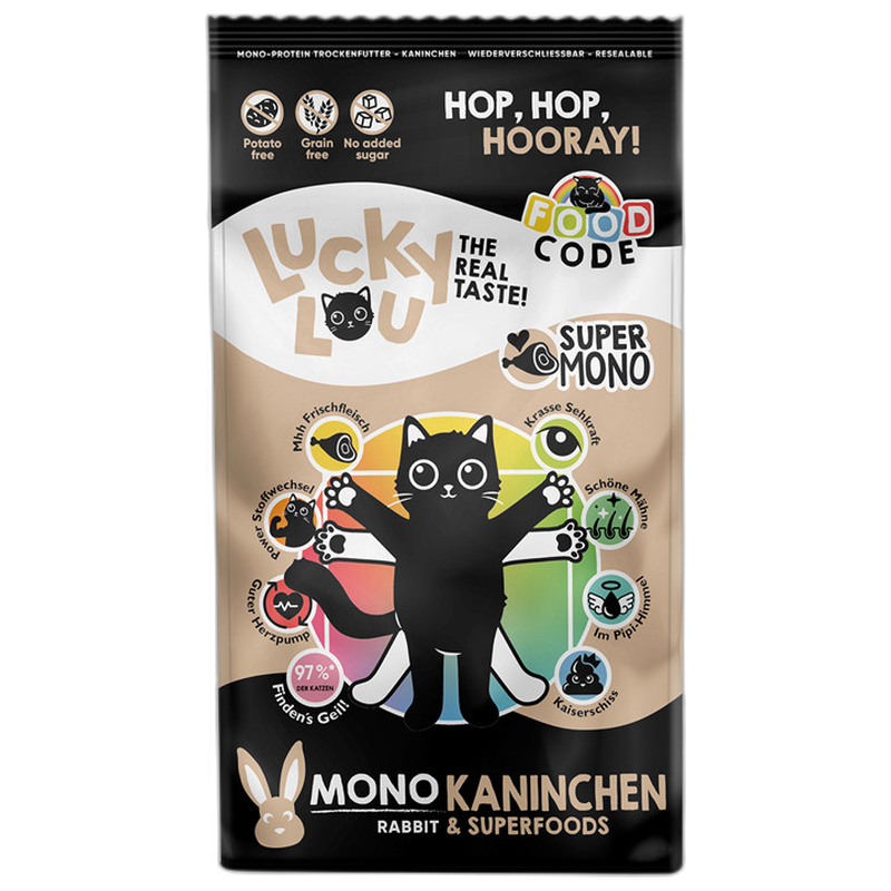 Lucky Lou Food Code Mono Kaninchen