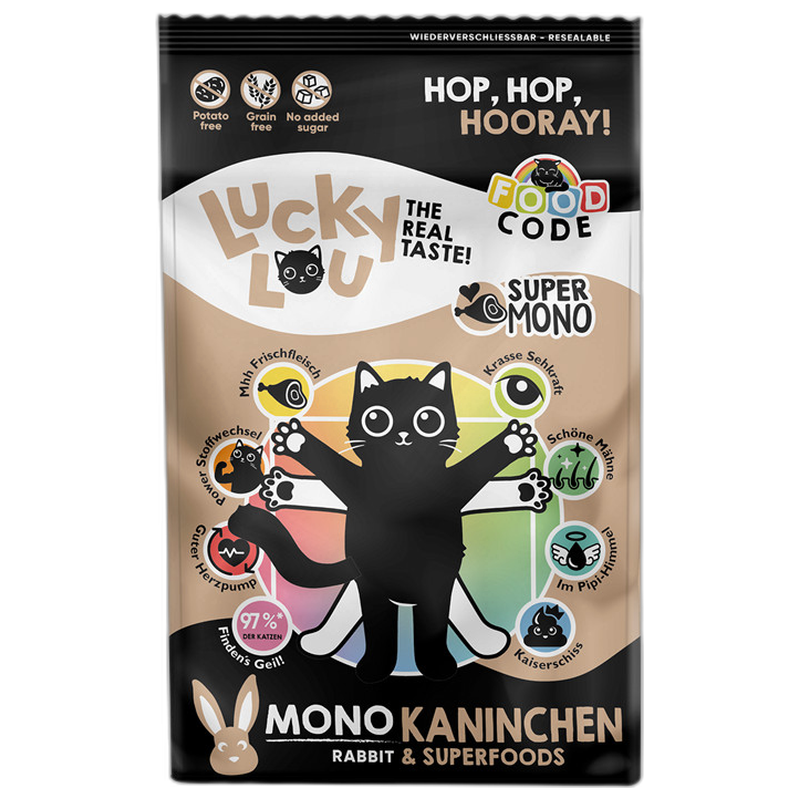 Lucky Lou Food Code Mono Kaninchen