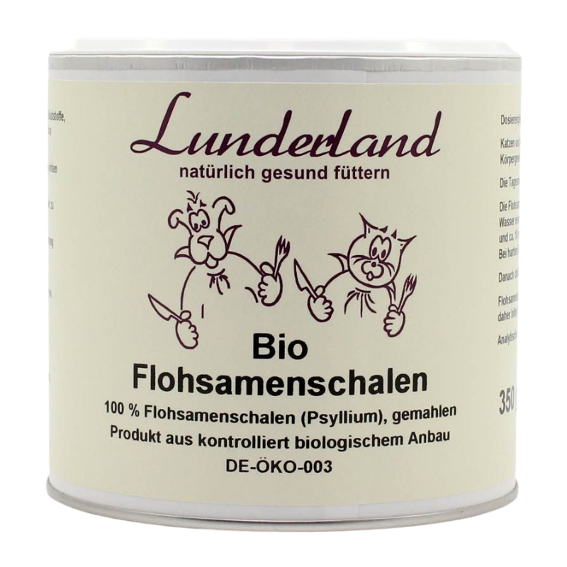 Lunderland Bio-Flohsamenschalen