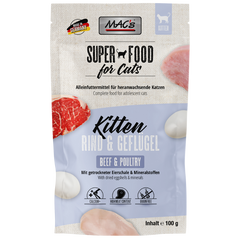 MACs Cat Pouch Kitten Rind & Geflügel 100 g