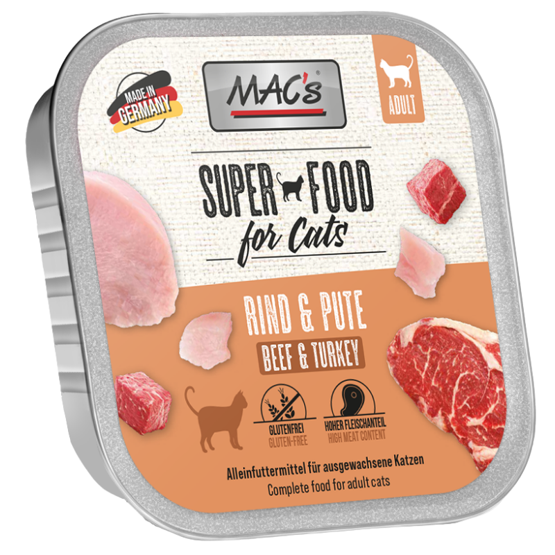 MACs Cat Rind & Pute 100 g