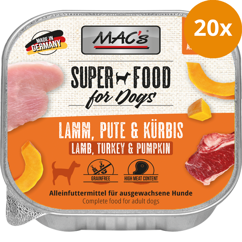 MAC's Dog Lamm, Pute & Kürbis 150 g