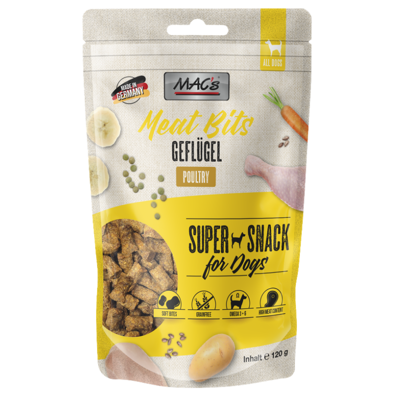 MAC's Dog Meat Bits Geflügel 120 g
