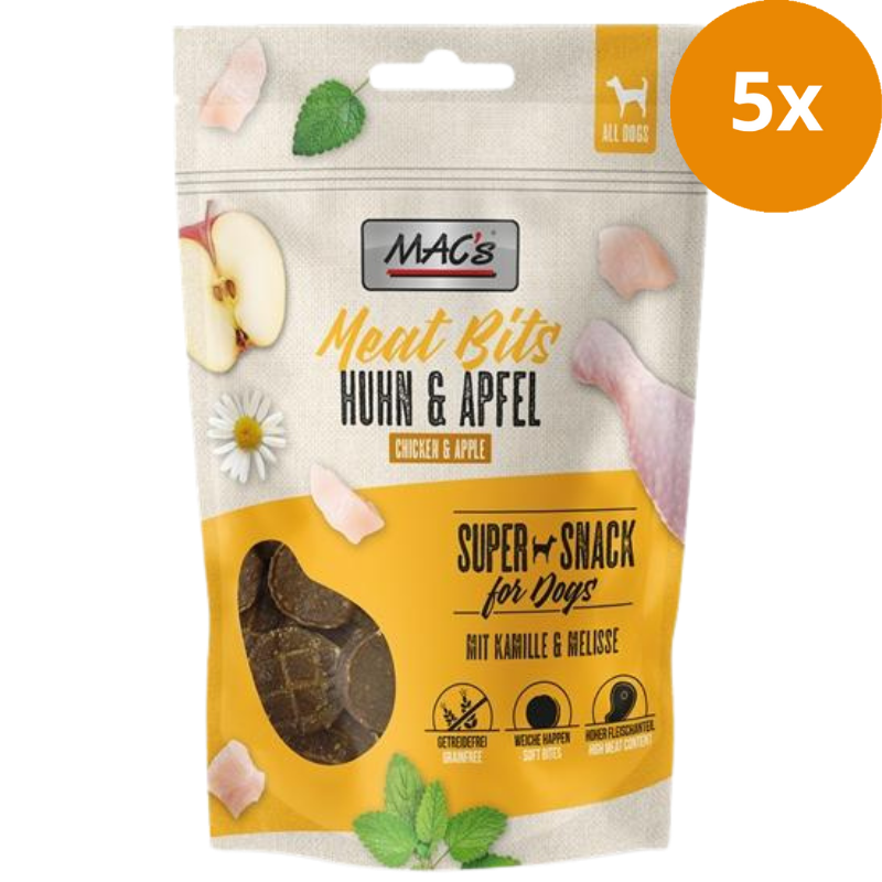 MAC's Dog Meat Bits Huhn & Apfel 90 g