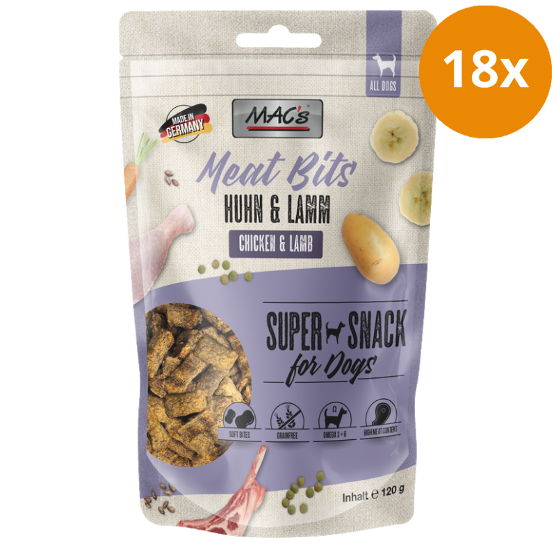 MAC's Dog Meat Bits Huhn & Lamm 120 g