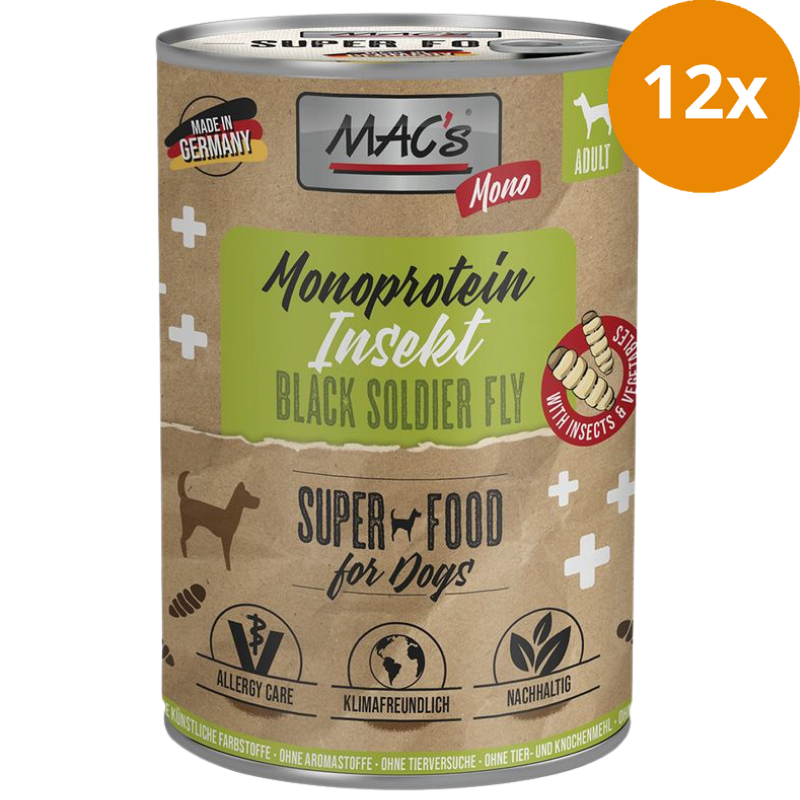 MAC's Dog Mono Insekten 375 g