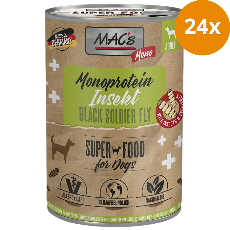 MAC's Dog Mono Insekten 375 g