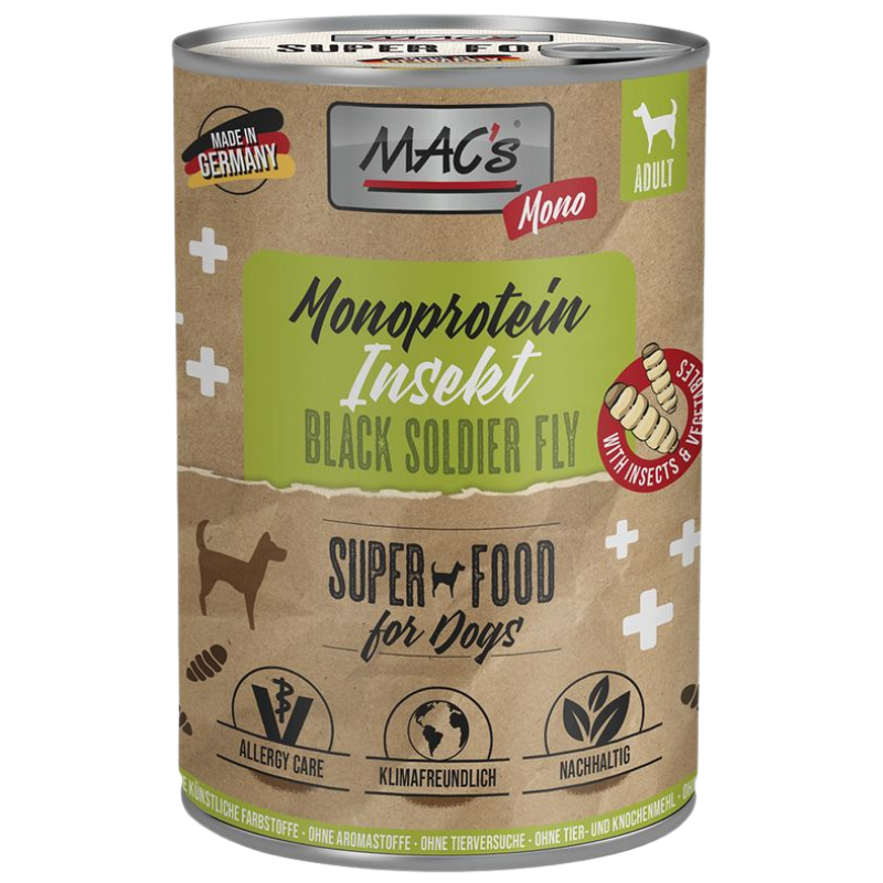 MAC's Dog Mono Insekten 375 g