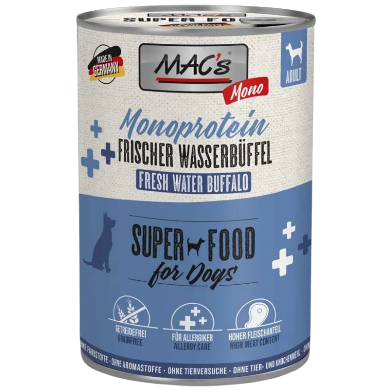 MAC's Dog Mono Wasserbüffel 400 g