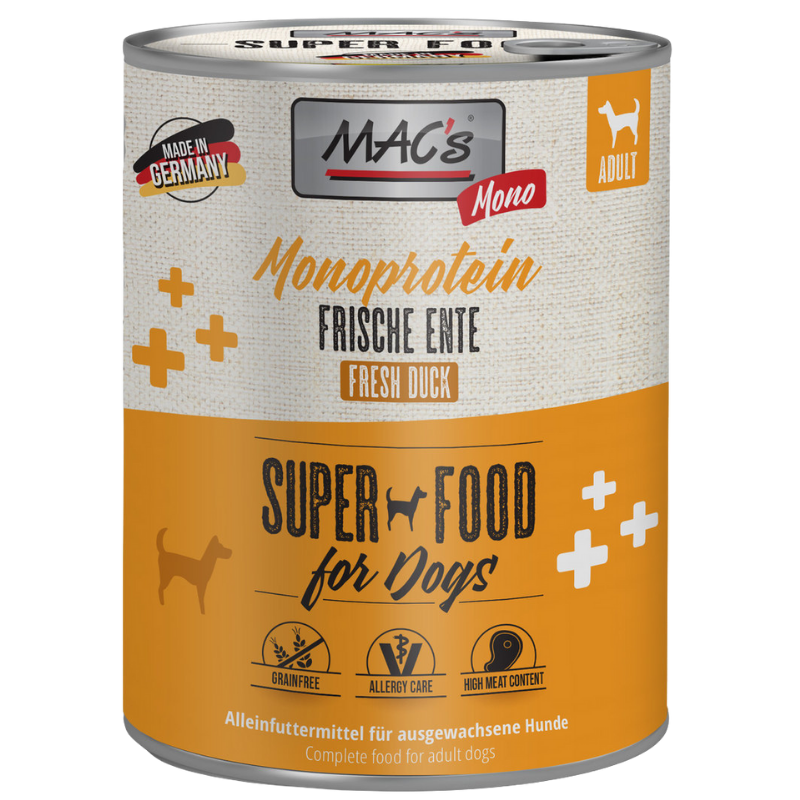 Kombipaket MAC's Dog Monoprotein Ente